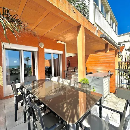 Apartment Vue Sur Mer, 6 Voyageurs, Clim Canet-en-Roussillon