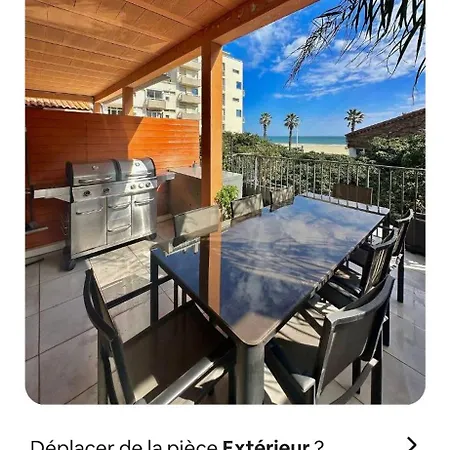 Apartment Chez Lise Et Brice - En Roussillon- Vue Sur Mer, 6 Voyageurs, Clim